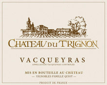 Charger l&#39;image dans la galerie, Château du Trignon, Vacqueyras Rouge, 2018
